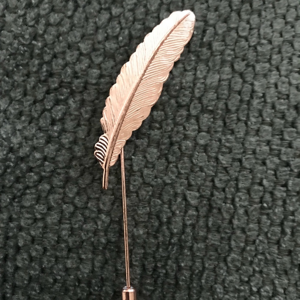 Rose Gold lapel pin